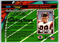 1991 Topps Stadium Club Football David Grant #69