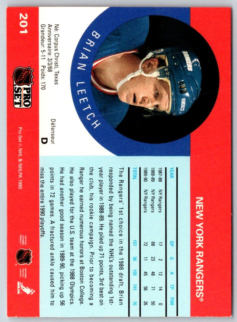 1990 Pro Set Brian Leetch