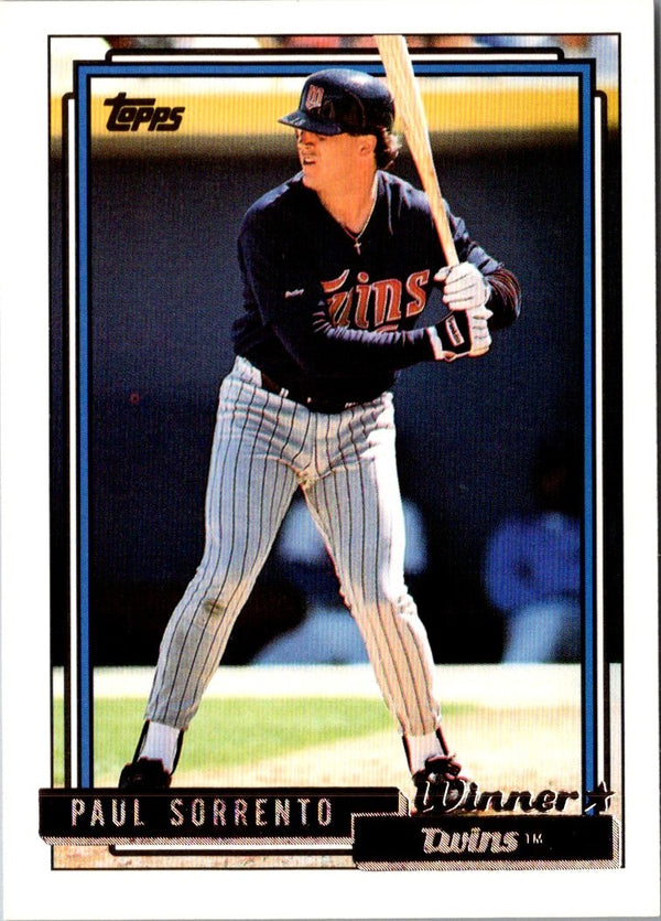 1992 Topps Paul Sorrento #546