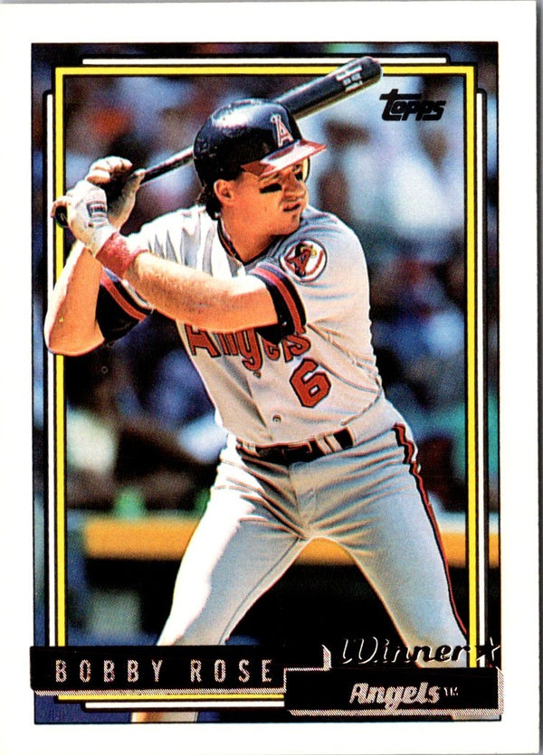 1992 Topps Bobby Rose #652