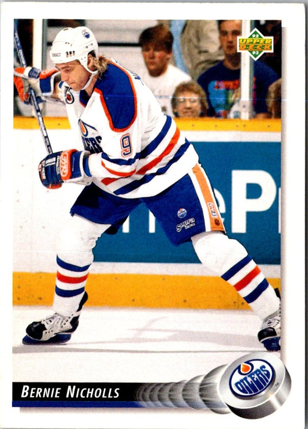 1992 Upper Deck Bernie Nicholls #290