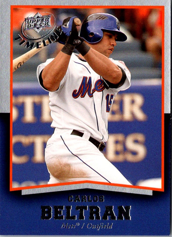 2008 Upper Deck Timeline Carlos Beltran #3