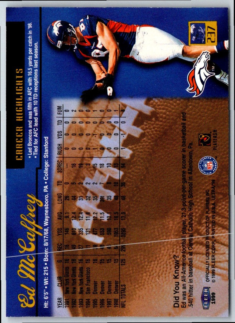 1999 Ultra Ed McCaffrey