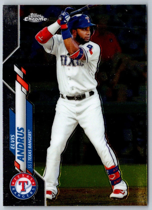 2020 Topps Chrome Elvis Andrus #158