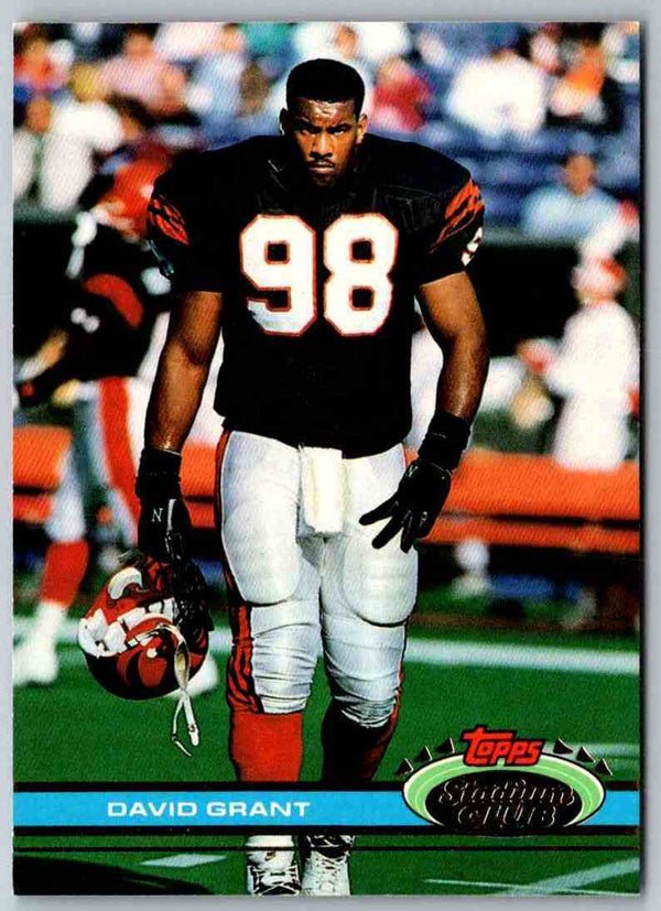 1991 Topps Stadium Club Football David Grant #69