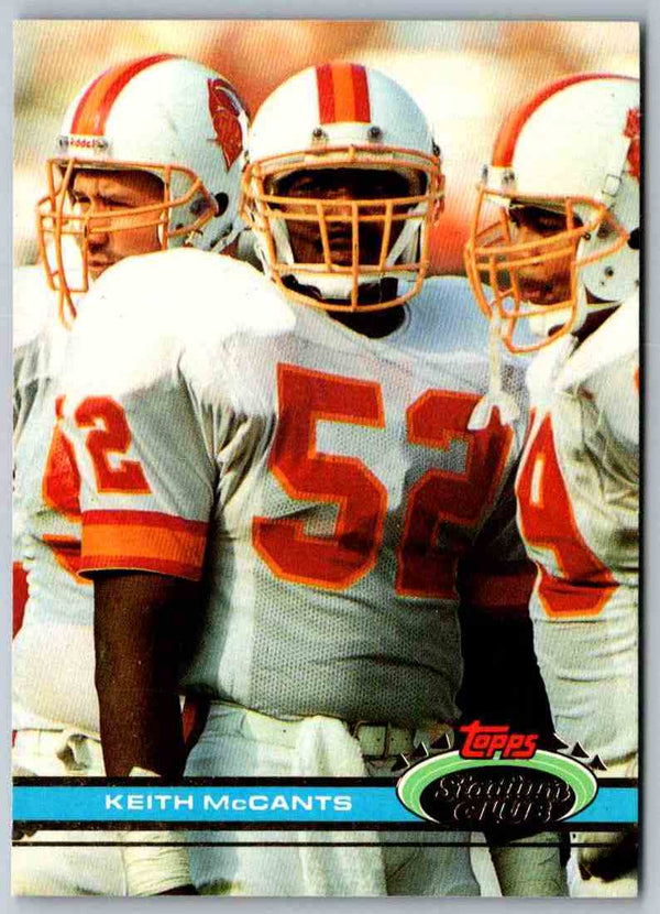 1991 Topps Stadium Club Football Keith McCants #383