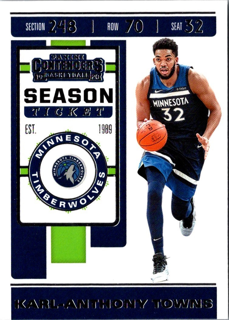 2019 Panini Contenders Karl-Anthony Towns