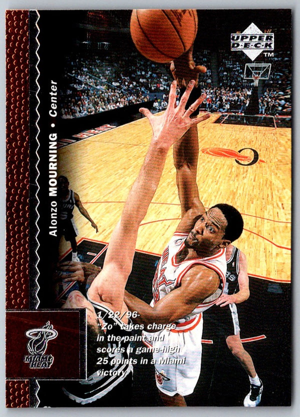 1996 Upper Deck Alonzo Mourning #66