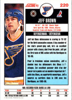 1992 Score Jeff Brown #220