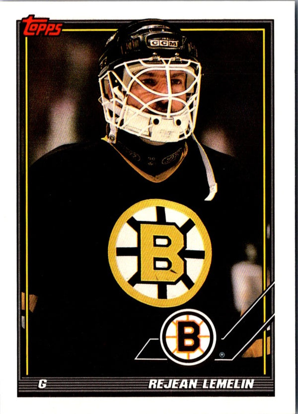 1991 Topps Rejean Lemelin #497