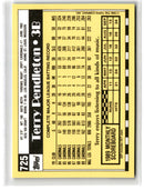 1990 Topps Tiffany Terry Pendleton