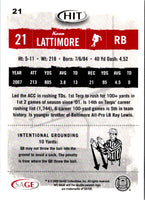 2008 SAGE HIT Keon Lattimore #21