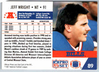 1992 Proset Jeff Wright #89