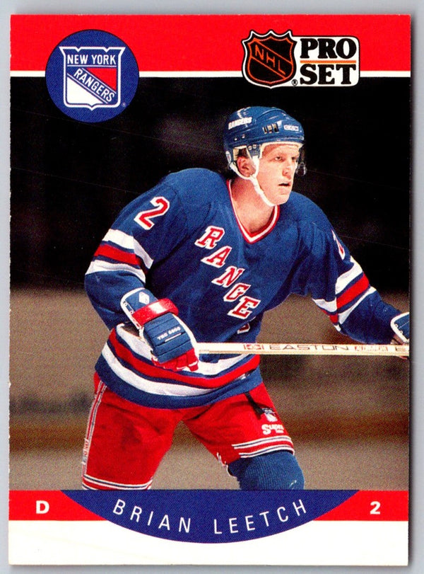 1990 Pro Set Brian Leetch #201