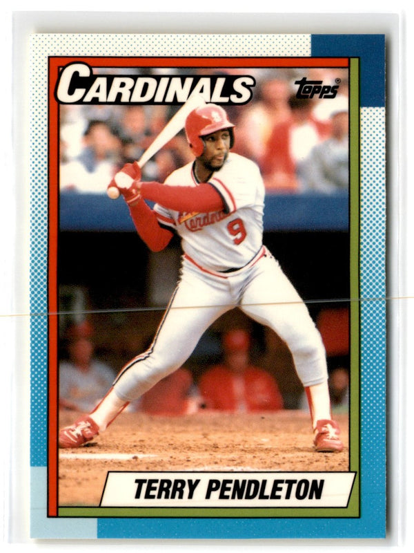 1990 Topps Tiffany Terry Pendleton #725