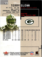 2002 Fleer Box Score Terry Glenn #49