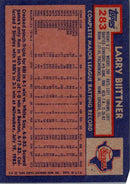 1984 Topps Larry Biittner