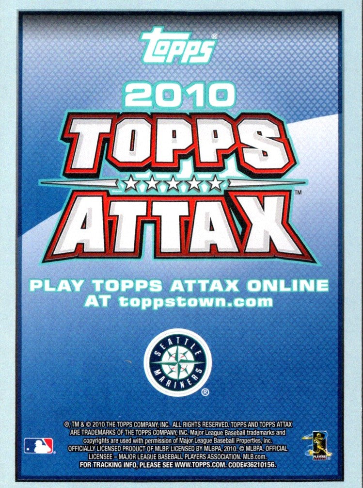 2010 Topps Attax Code Cards Felix Hernandez