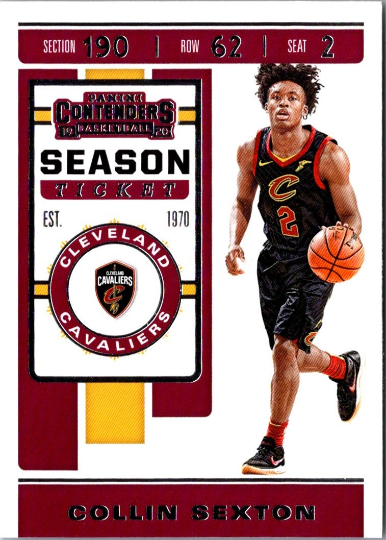 2019 Panini Contenders Collin Sexton