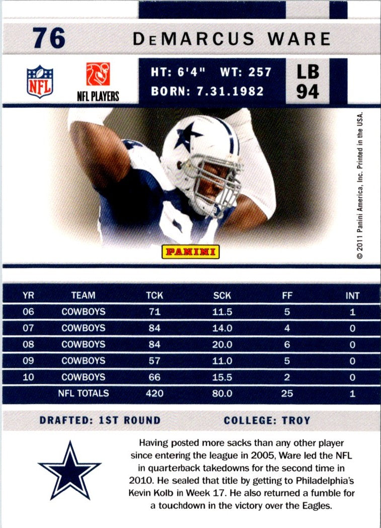 2011 Score DeMarcus Ware
