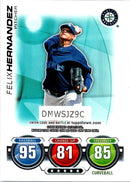 2010 Topps Attax Code Cards Felix Hernandez