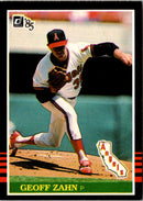1985 Donruss Geoff Zahn