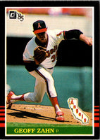 1985 Donruss Geoff Zahn #301