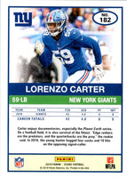 2019 Score Lorenzo Carter #182