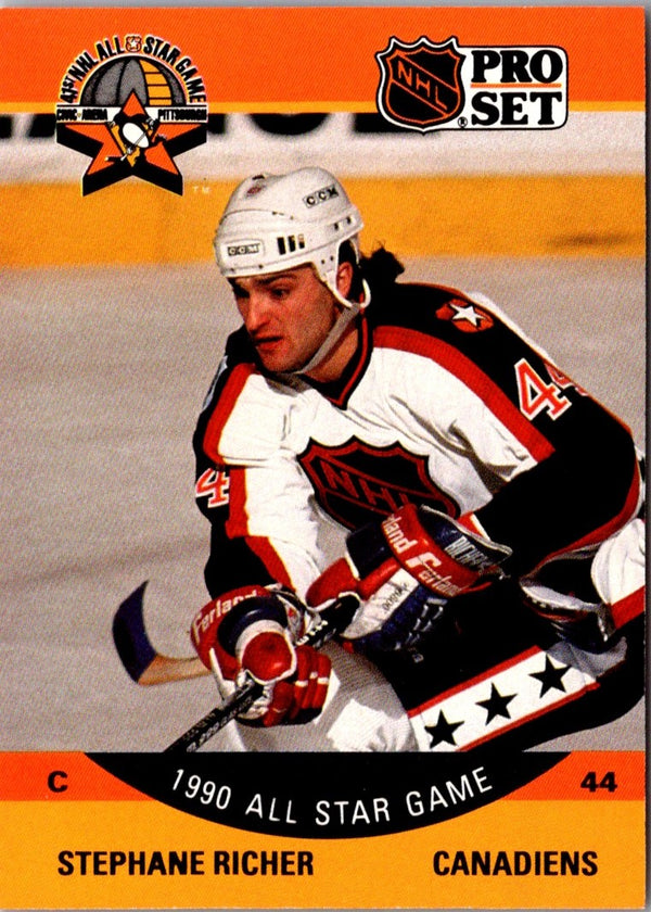 1990 Pro Set Stephane Richer #370