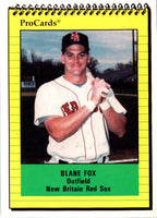 1991 ProCards Blane Fox #364