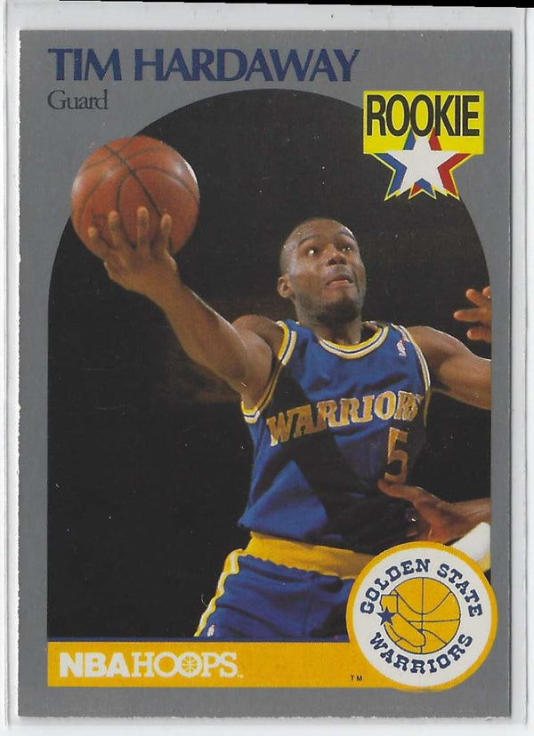 1990 Hoops Tim Hardaway #113 Rookie Hot