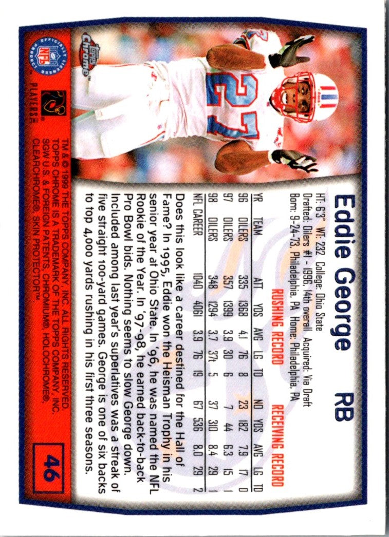 1999 Topps Chrome Eddie George