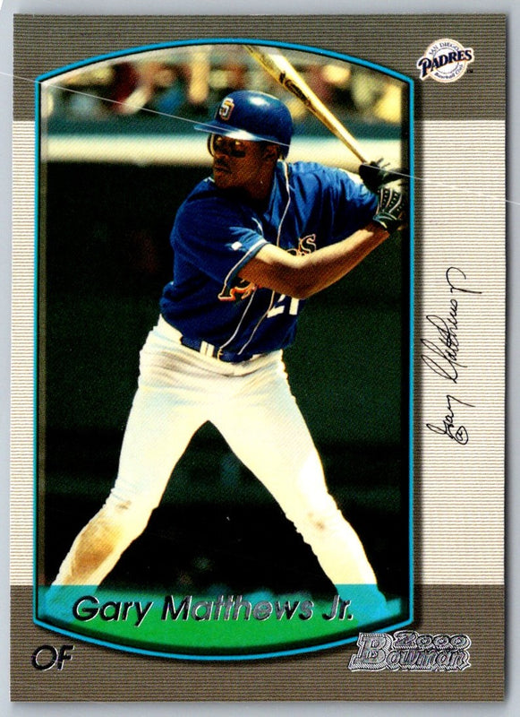 2000 Bowman Gary Matthews Jr. #262