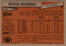 1981 Topps Efren Herrera
