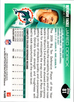2010 Topps Jared Odrick #81 Rookie