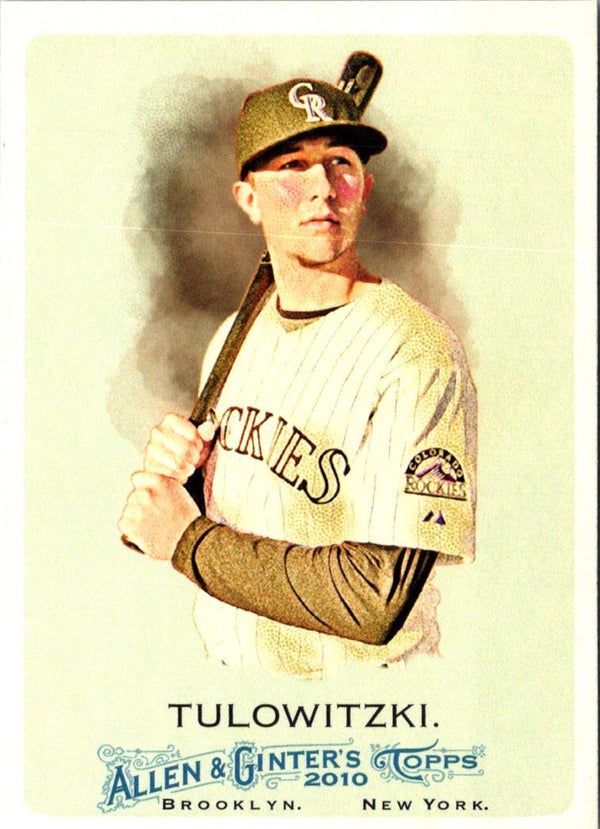 2010 Topps Allen & Ginter Troy Tulowitzki #293