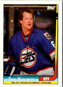 1991 Topps Team Scoring Leaders Phil Housley