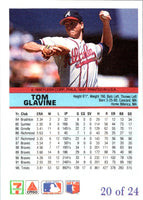 1992 Fleer 7 Eleven/Citgo The Performer Tom Glavine #20
