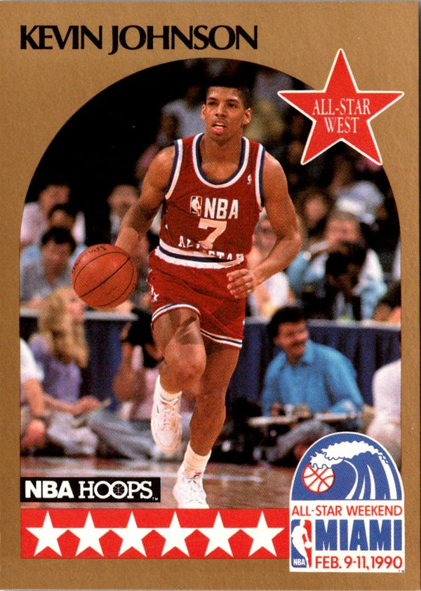 1990 Hoops Kevin Johnson #19