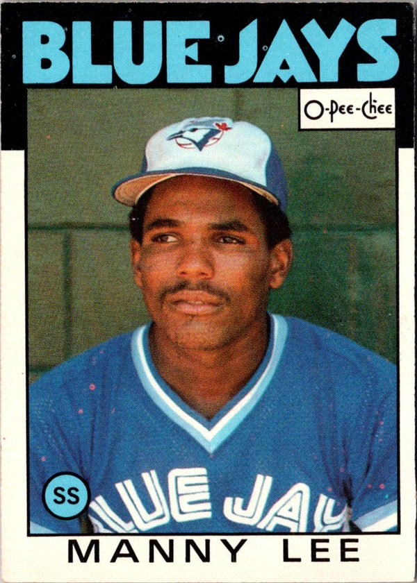 1986 O-Pee-Chee Manny Lee #23