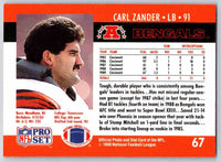 1990 Pro Set Carl Zander #67