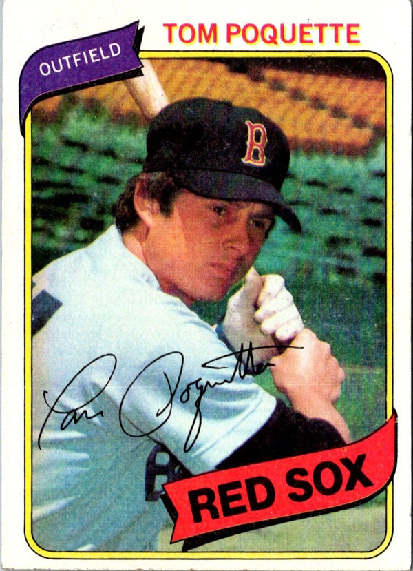 1980 Topps Tom Poquette #597B