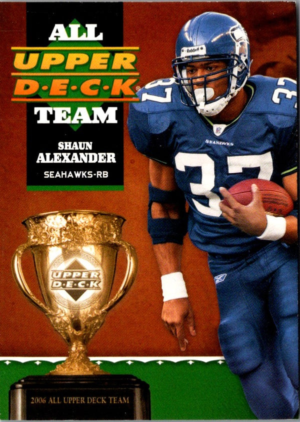 2006 Upper Deck All Team Shaun Alexander #1AUDT-SA