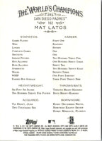 2011 Topps Allen & Ginter Mat Latos #162
