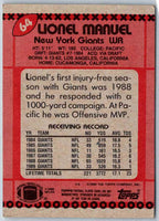 1990 Topps Lionel Manuel #64