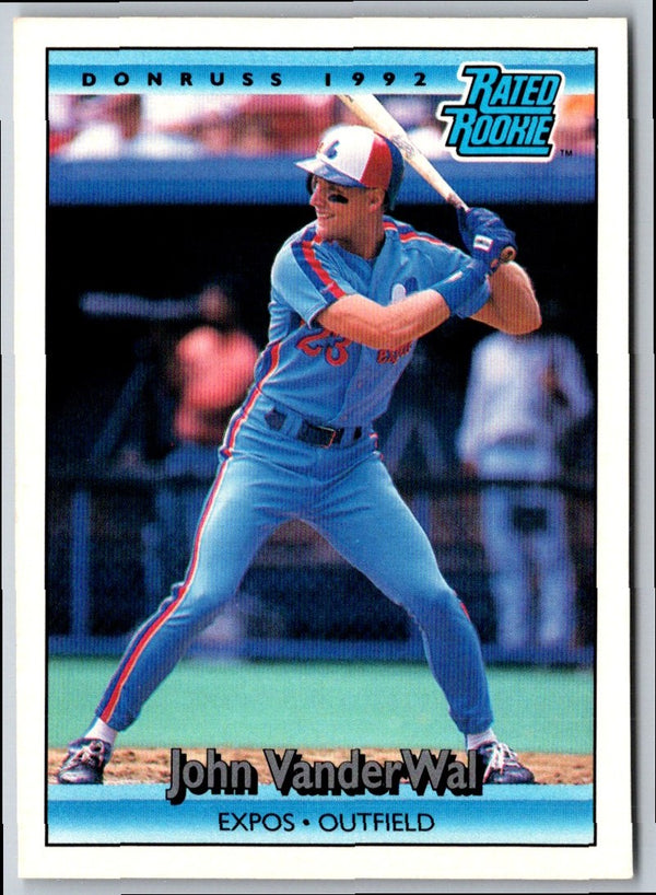 1992 Donruss John Vander Wal #414 Rookie