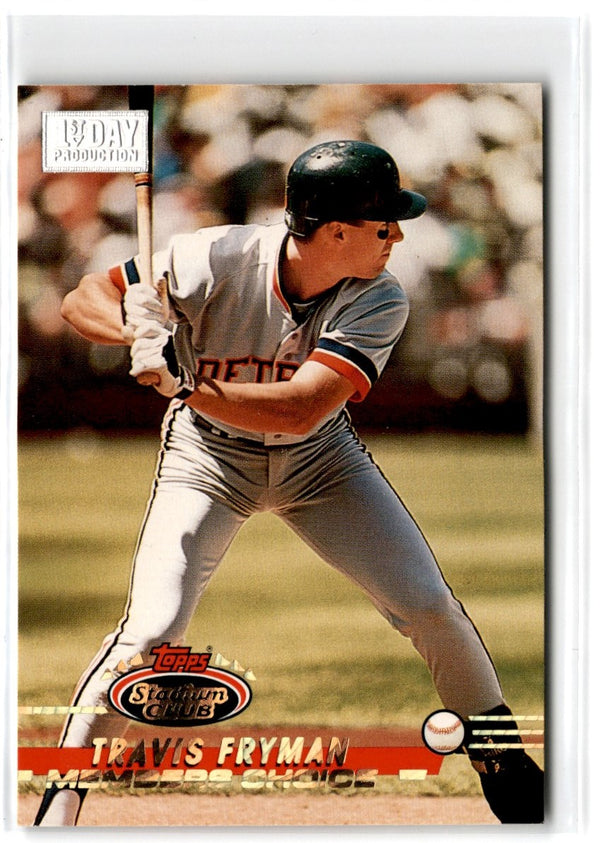 1993 Stadium Club First Day Production Travis Fryman #298