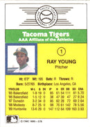 1990 CMC Tacoma Tigers Ray Young