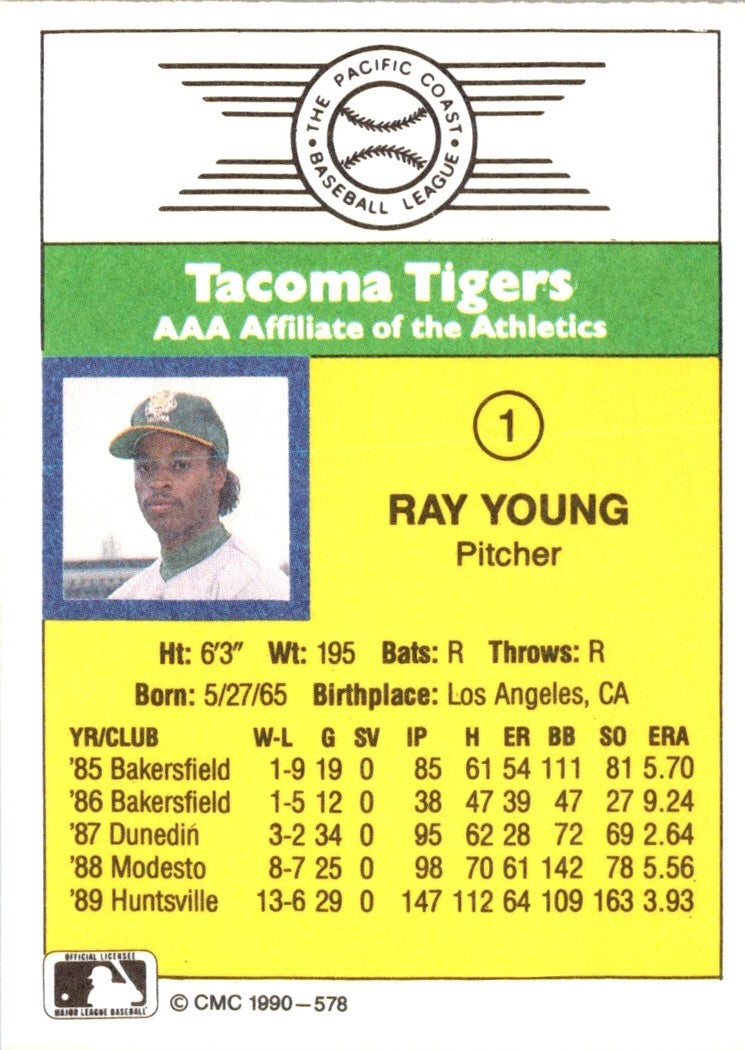 1990 CMC Tacoma Tigers Ray Young