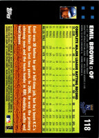 2007 Topps Emil Brown #118